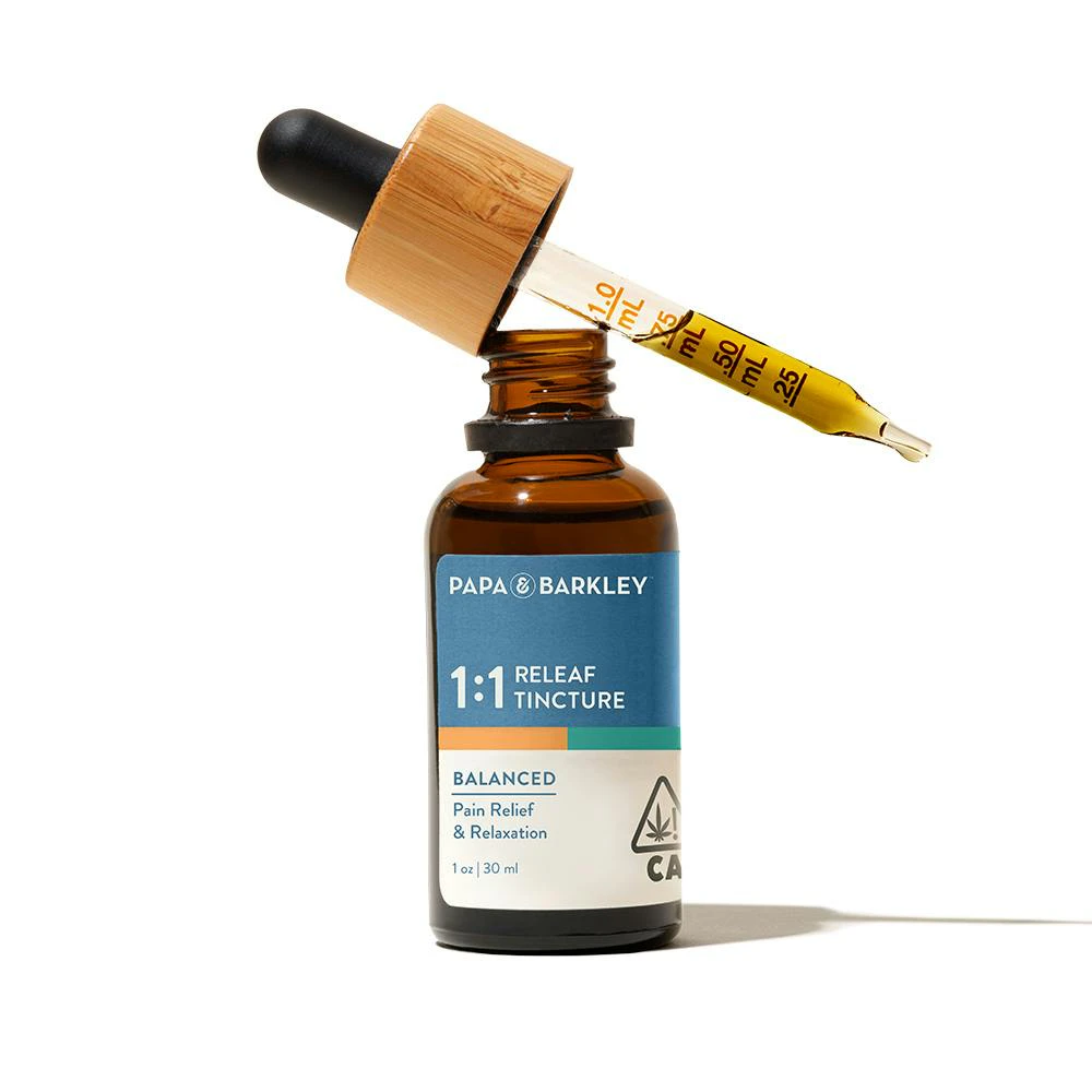 Papa & Barkley - Releaf Tincture 1:1 CBD:THC, 30ml Main Image