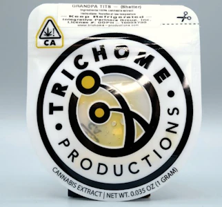 TRICHOME PRODUCTIONS - Granpa TITS 1g Shatter - Trichome