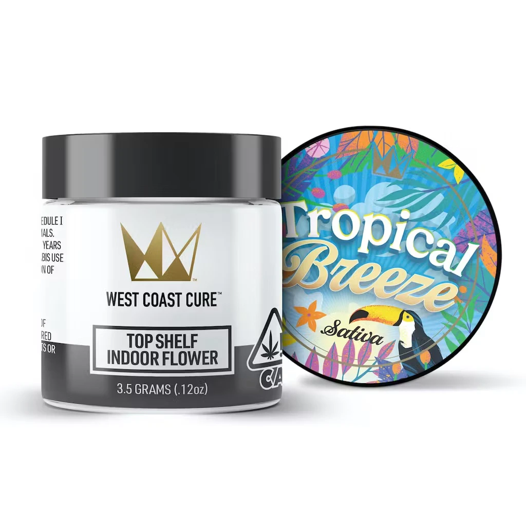 West Coast Cure - TOP SHELF - TROPICAL BREEZE 3.5G - WEST COAST CURE Main Image