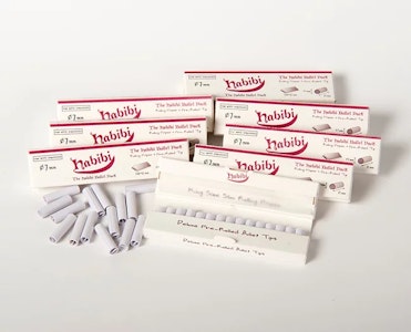 Habibi 2-in-1 Pack - 7mm White Tips & Papers