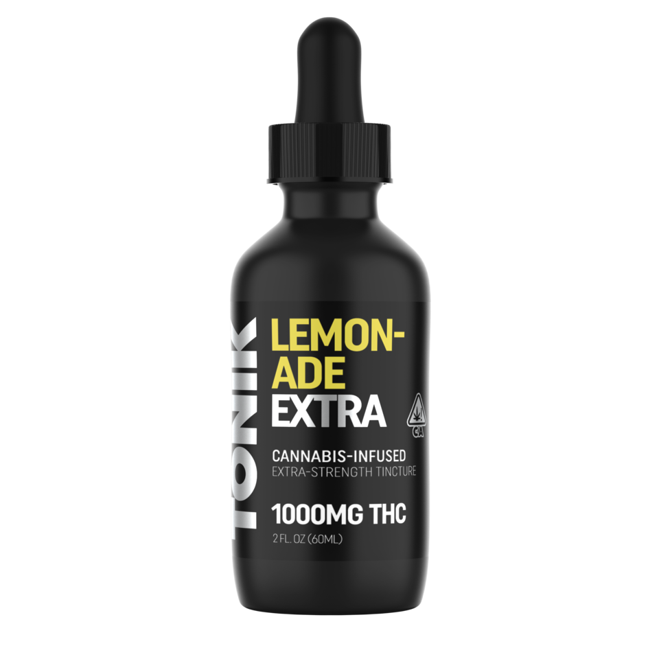 1,000mg THC Tonik Extra Lemonade Tincture Sacramento Ca...