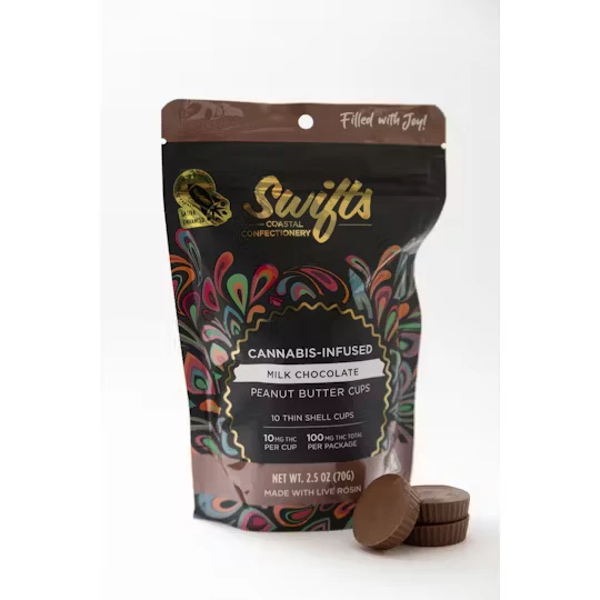 SWIFTS - [Swifts] Peanut Butter Cups - 100mg - Milk Chocolate (S) Main Image