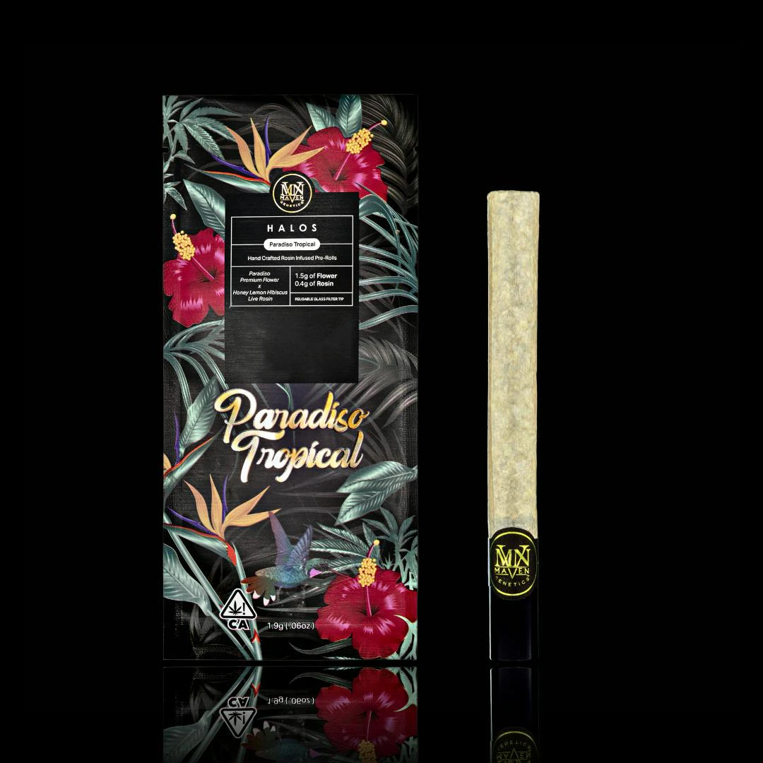 Maven Genetics - MVN - Paradiso Tropical Halo - Inf Preroll - 1.9g Main Image
