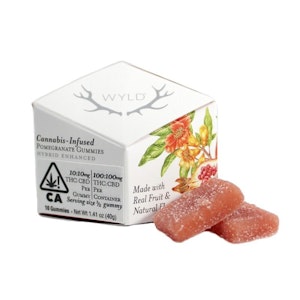 WYLD - Wyld | Gummies (10ct) | Pomegranate 1:1 | 100mg