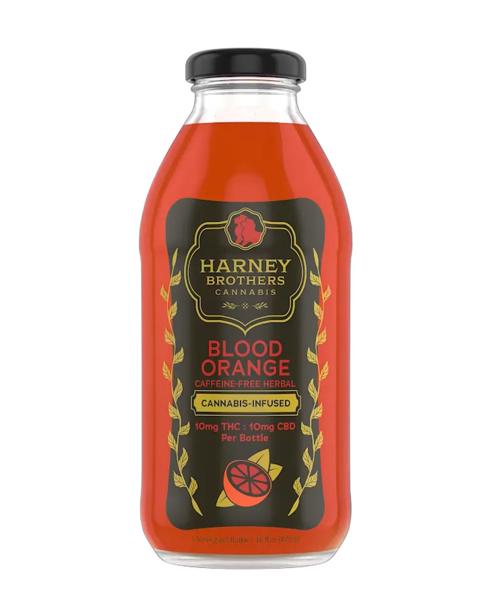 Harney Brothers - Harney Brothers | Blood Orange | 1:1 THC:CBD | 16oz | 10mg Main Image