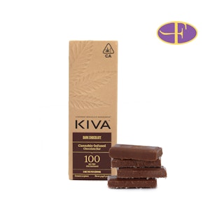 KIVA - Dark Chocolate Bar
