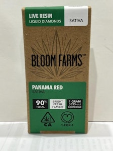 Panama Red 1g Live Resin Cart - Bloom Farms
