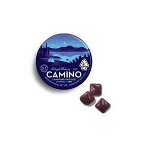 KIVA - Midnight Blueberry | *P* Camino Gummies 100mg THC:20mg CBN | Kiva