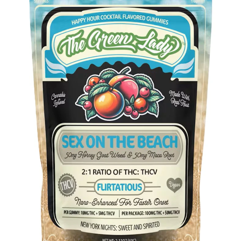 The Green Lady - The Green Lady - Sex on the Beach - 2:1 THC:THCV 100mg Main Image