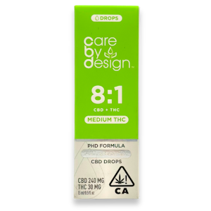 CARE BY DESIGN - Care By Design - 8:1 - Full Spectrum CBD Drops - Tincture - 15ml