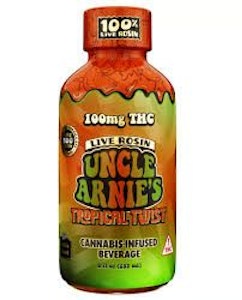 UNCLE ARNIE'S - [Uncle Arnie's] Live Resin THC Drink - 100mg - Tropical Twist (H)