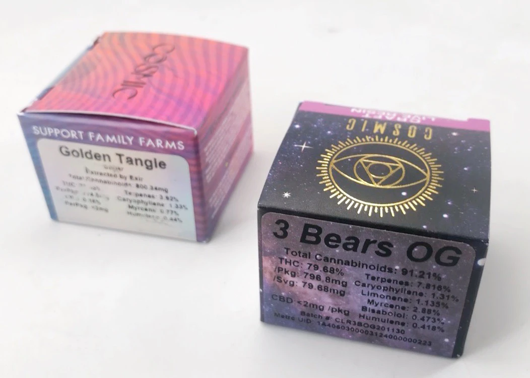 Cosmic - Golden Tangie Live Sugar x 3 Bears Live Resin (2g) Main Image