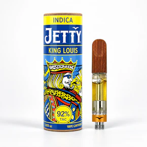 Jetty | King Louis | 1g Distillate Cartridge | Indica