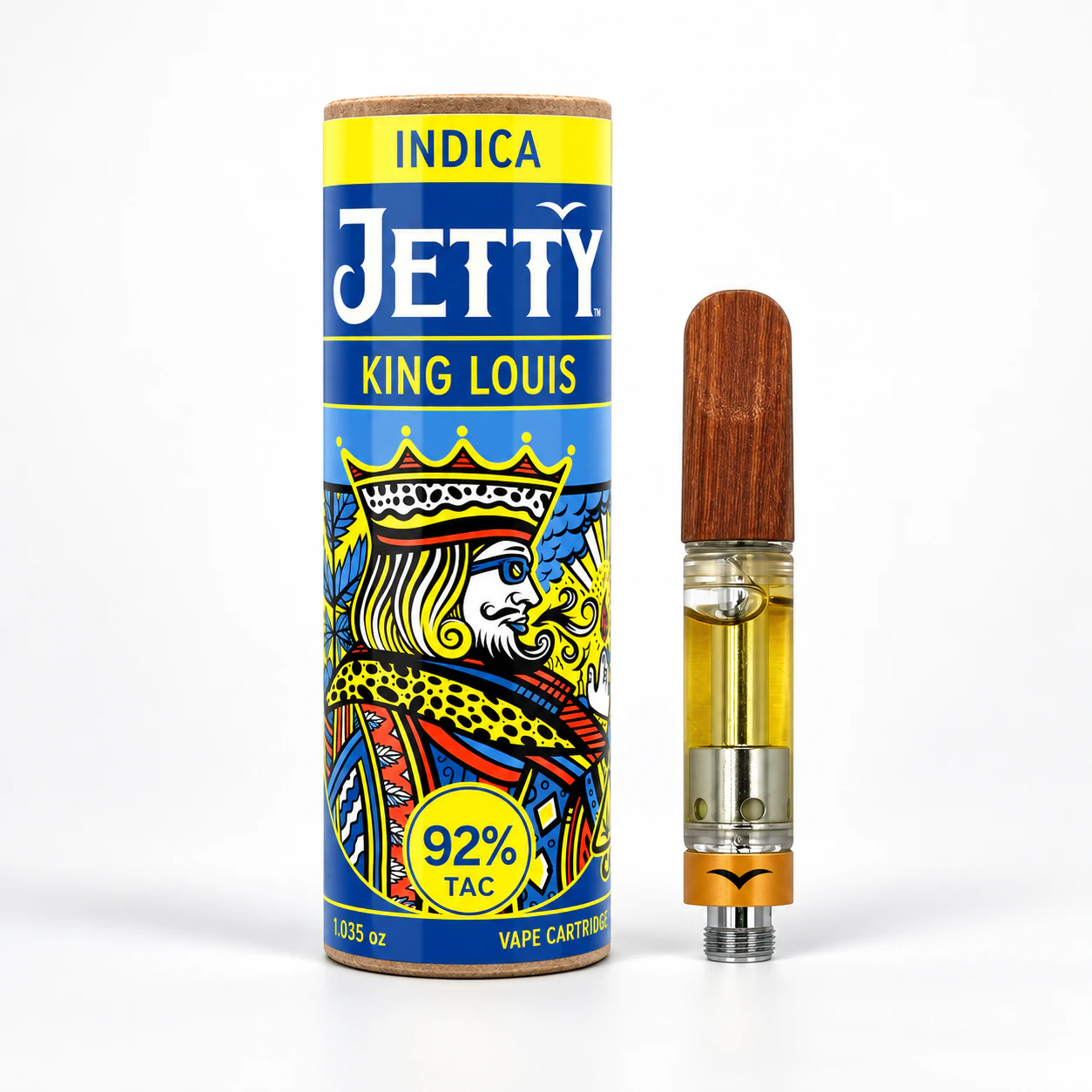Jetty - Jetty | King Louis | 1g Distillate Cartridge | Indica Main Image