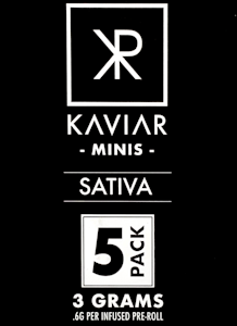 KAVIAR - Ripped Off Runtz (.6g) Infused Prerolls (H)