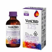 Vet CBD - Regular Strength Tincture 125:6.25mg 1oz