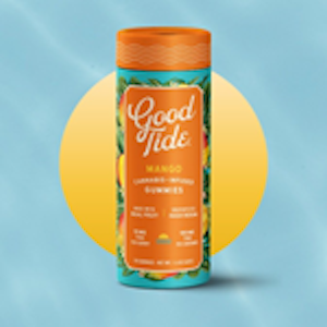 Northwest Confections, NM - GT- Good Tides Mango Hash Rosin Gummies (10mg / 10pcs / 100mg) Indica