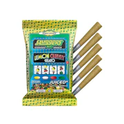 SLUGGERS HIT | Lemon Cherry Gelato | 3.5G 5PK Infused Prerolls
