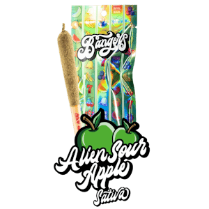 Bangers - Bangers - Preroll - Infused - Alien Sour Apple - 1.2G