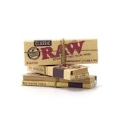 1 1/4 Connoisseur Classic Rolling Paper - (Paper + Tips) - Raw 