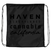 Haven - Limited Edition - Black on Black Drawstring Bag