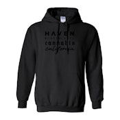 Haven - Limited Edition - Black on Black Hoodie (2XL)