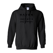 Haven - Limited Edition - Black on Black Hoodie (M)