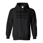 Haven - Limited Edition - Black on Black Hoodie (XXL)