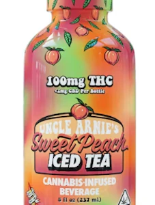 UNCLE ARNIE'S - [Uncle Arnie's] THC Drink - 100mg - Sweet Peach Iced Tea (H)