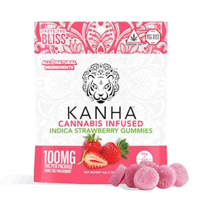 KANHA - Kanha Indica Strawberry Gummies 100mg