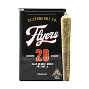 Claybourne Co. - Jack Herer .5g Flyer Single Infused Preroll 20 Pack