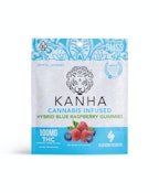 Kanha 100mg Hybrid Blue Raspberry Gummies
