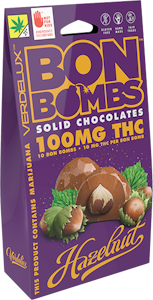 Verdelux - Bon Bombs | Hazelnut Chocolate | DOH | 10pk | 100mg THC