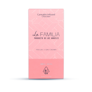 La Familia - Fresas Con Crema Chocolate Bar - 100mg - La Familia