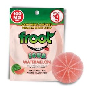 FROOT - Froot - Sour Watermelon Gummy  Single Dose 100mg