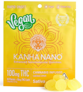 Kanha - Kanha Gummies Nano Vegan Luscious Lemon $22