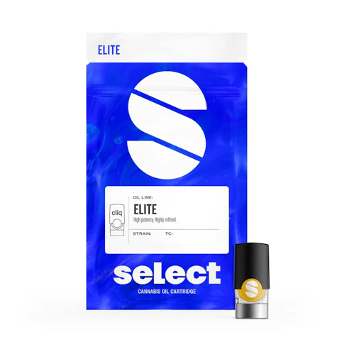 Select - GMO- Indica- 88.63%THC | 1g (Cliq Pod) | Select   -yyy9 front