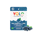 Blue Raspberry 2:1 THC:CBN Sleep Gummies 100mg - Yolo Gummies