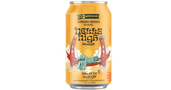 21st Amendment - 21st Amendment - Mango Hella High Beverage - 100mg