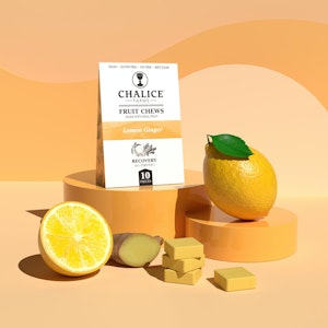 Chalice Farms - Chalice Farms - Lemon Ginger 10:1 Fruit Chews - 100mg