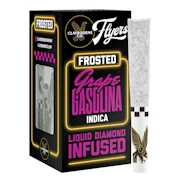 Grape Gasolina (2.5g) - Diamond Frosted Flyers Pre-Rolls 5ct