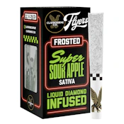 Clybourne Super Sour Apple (2.5g) - Diamond Frosted Flyers Pre-Rolls