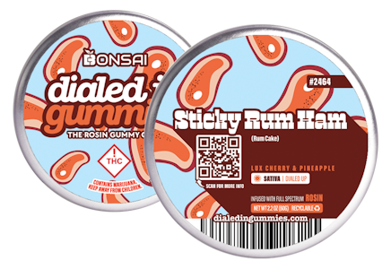 Dialed In - Dialed In - Gummies - Sticky Rum Ham (S) - 100mg
