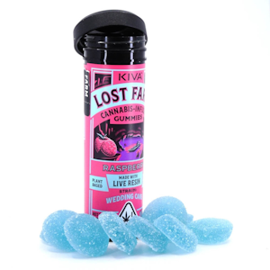 LOST FARM - Lost Farm - Raspberry (Wedding Cake) Live Resin Gummies 100mg