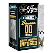 [Claybourne Co.] Frosted Infused Preroll 5 Pack - 2.5g - Banana OG (I)