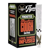 Claybourne Co.- Strawberry Cough Frosted Flyers Frosted Infused 2.5g (5pack)