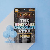 Bossy-BDay Cake Chocolate Stixx-200mg