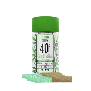 STIIIZY - STIIIZY Gelato 40'S PRE ROLL PACK 2.5G