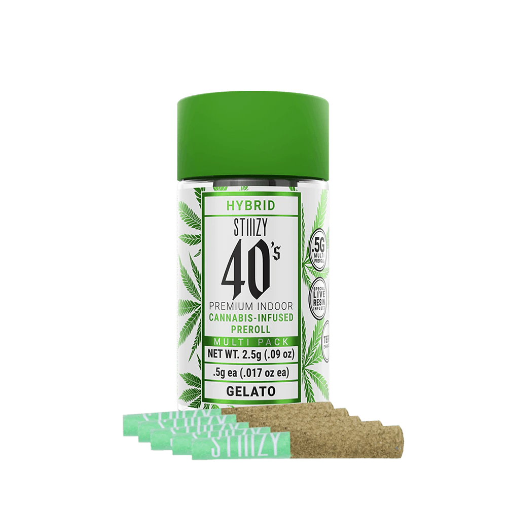 STIIIZY - STIIIZY Gelato 40'S PRE ROLL PACK 2.5G Main Image
