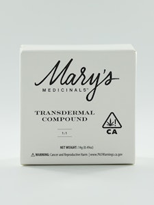 Mary's Medicinals  - Mini Transdermal Compound | Mary's Medicinals